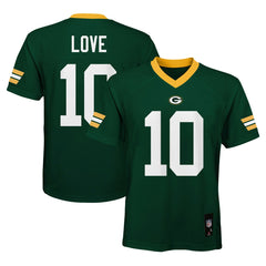 Jordan Love Green Bay Packers Youth Replica Player Jersey - Green for sale