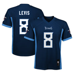 Will Levis Tennessee Titans Youth Replica Player Jersey - Navy online