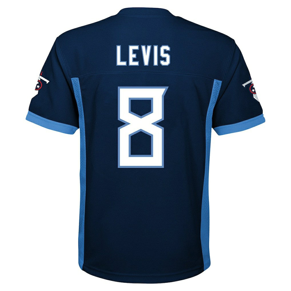 Will Levis Tennessee Titans Youth Replica Player Jersey - Navy online