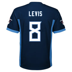 Will Levis Tennessee Titans Youth Replica Player Jersey - Navy online