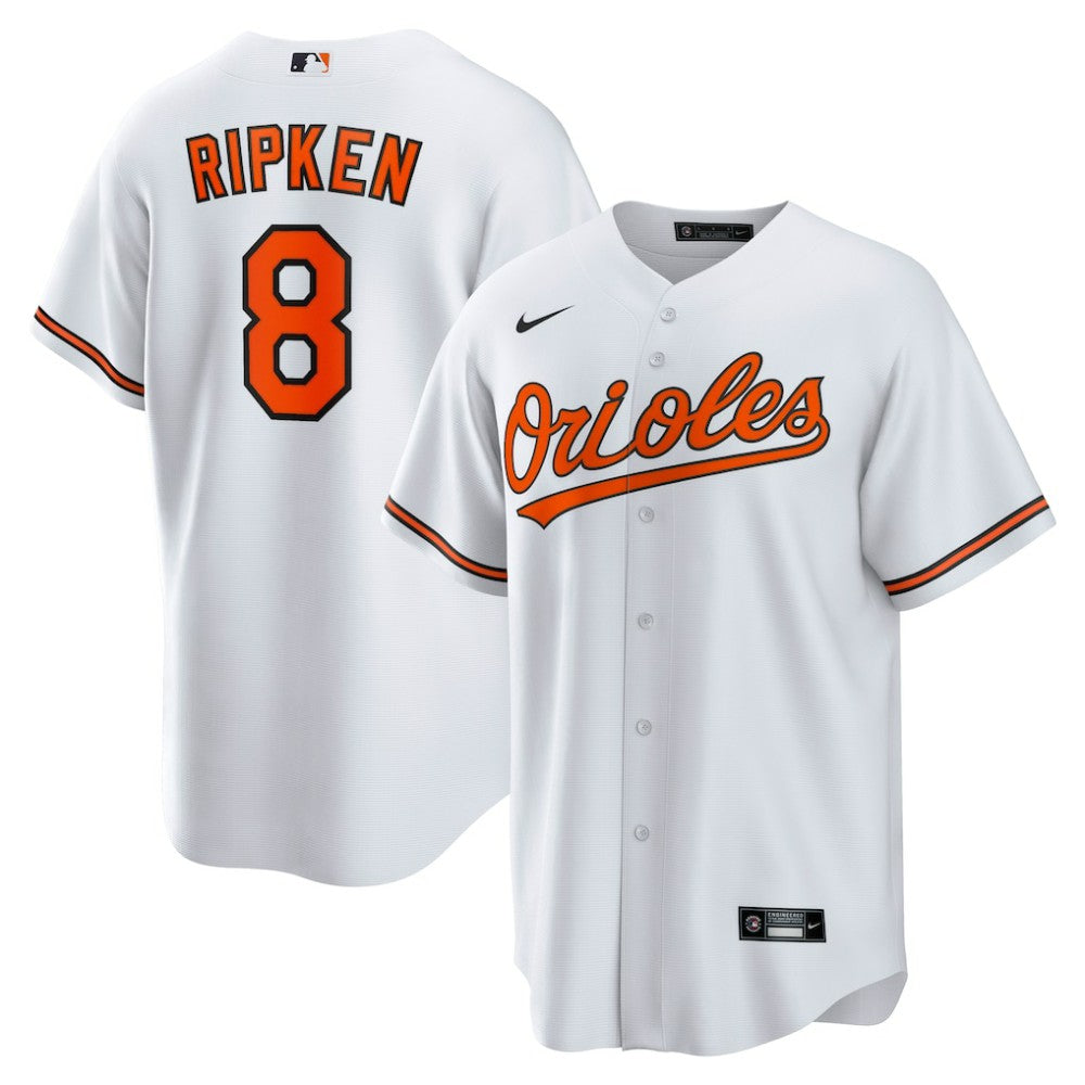 Cal Ripken Jr. Baltimore Orioles Throwback Replica Player Jersey White