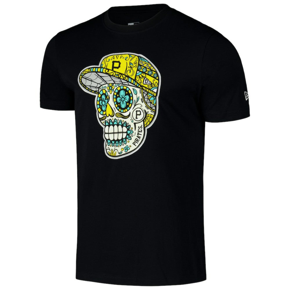Pittsburgh Pirates Sugar Skulls T-Shirt Black