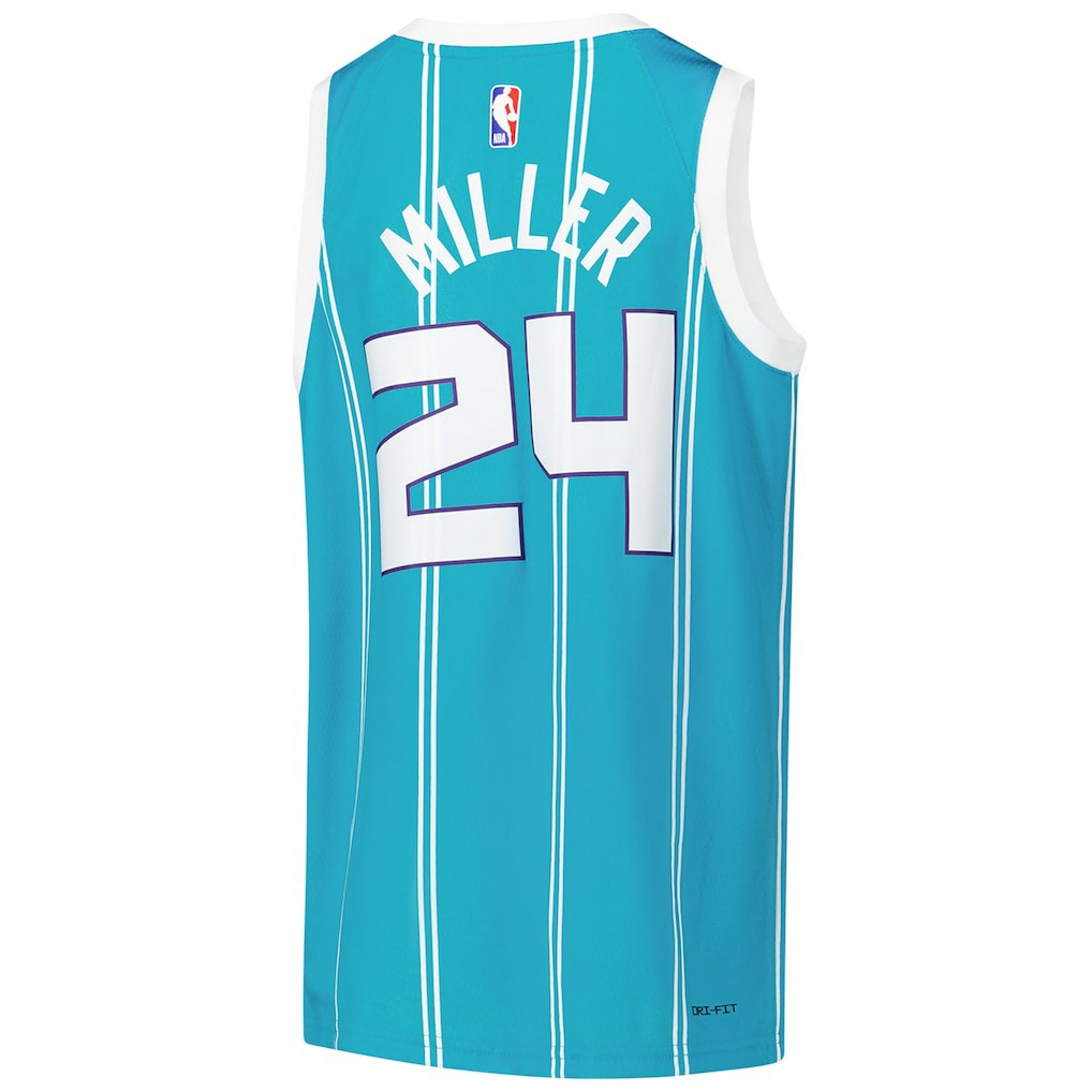 Brandon Miller Charlotte Hornets Youth Swingman Jersey - Icon Edition - Teal shop