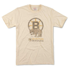 Boston Bruins American Needle Brass Tacks T-Shirt - Cream T-shirts