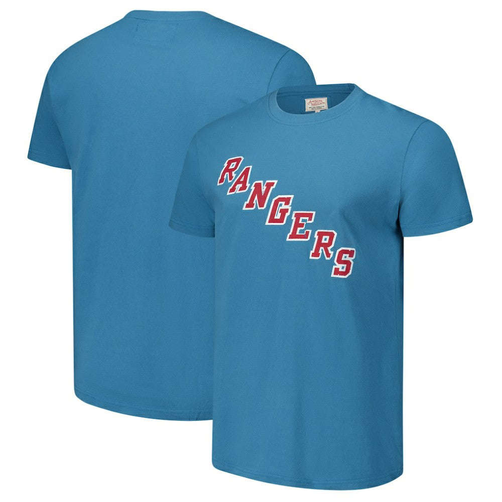 New York Rangers American Needle Brass Tacks T-Shirt - Blue T-shirts