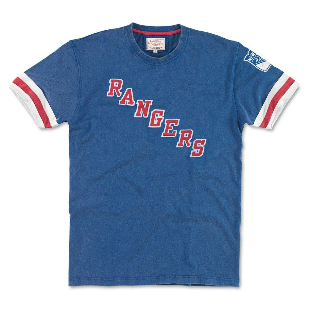 New York Rangers American Needle Remote Control T-Shirt - Blue T-shirts