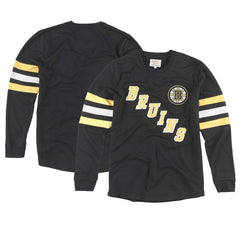 Boston Bruins American Needle Sudbury Long Sleeve T-Shirt - Black T-shirts