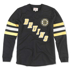 Boston Bruins American Needle Sudbury Long Sleeve T-Shirt - Black T-shirts