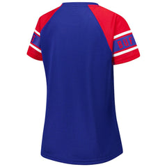 Buffalo Bills Starter Women's 1st Rounder Color Block Raglan Top - Royal for sale