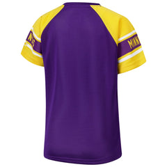 Minnesota Vikings Starter Women's 1st Rounder Color Block Raglan Top - Purple online