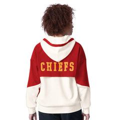Kansas City Chiefs Starter Women's Scrimmage Full-Zip Hoodie - White on sale