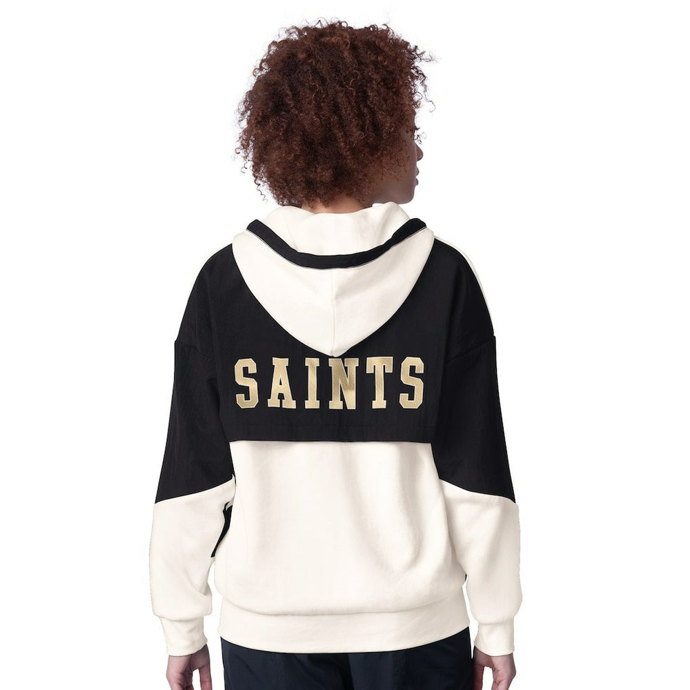 New Orleans Saints Starter Women's Scrimmage Full-Zip Hoodie - White sale