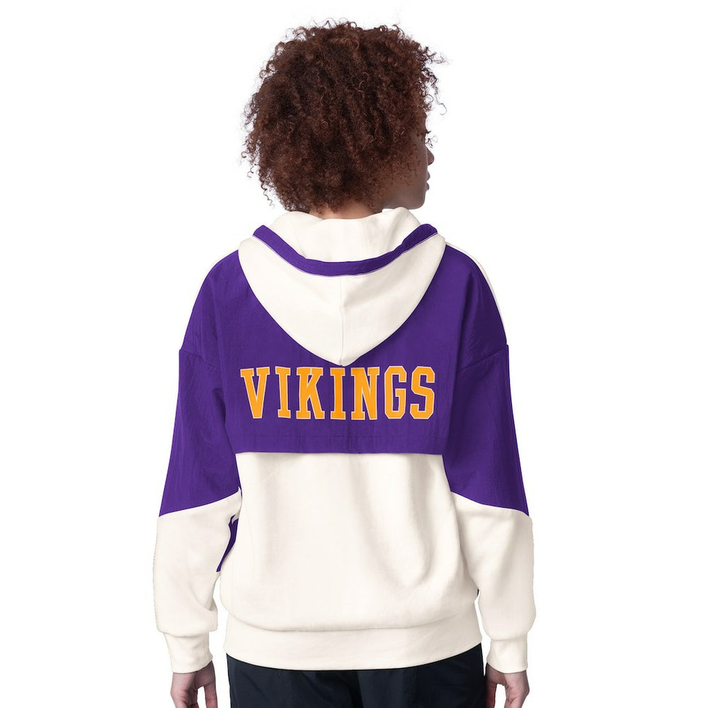 Minnesota Vikings Starter Women's Scrimmage Full-Zip Hoodie - White cheap