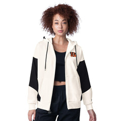 Cincinnati Bengals Starter Women's Scrimmage Full-Zip Hoodie - White sale