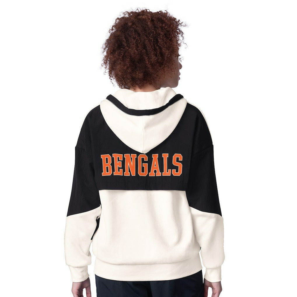 Cincinnati Bengals Starter Women's Scrimmage Full-Zip Hoodie - White sale