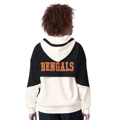 Cincinnati Bengals Starter Women's Scrimmage Full-Zip Hoodie - White sale