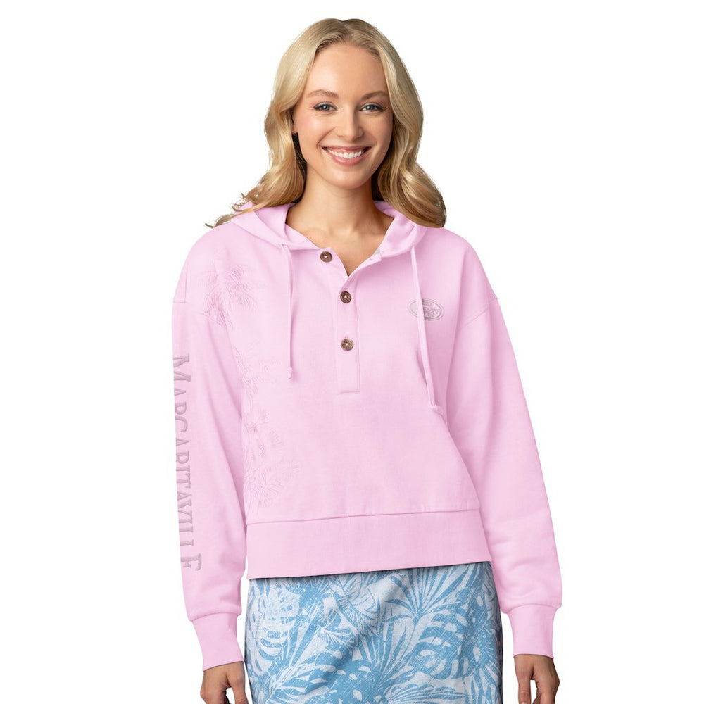 San Francisco 49ers Margaritaville Women's Island Dream Solid Pullover Hoodie - Pink outlet
