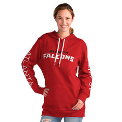 Atlanta Falcons G-III 4Her by Carl Banks Women's Extra Inning Pullover Hoodie - Red discount