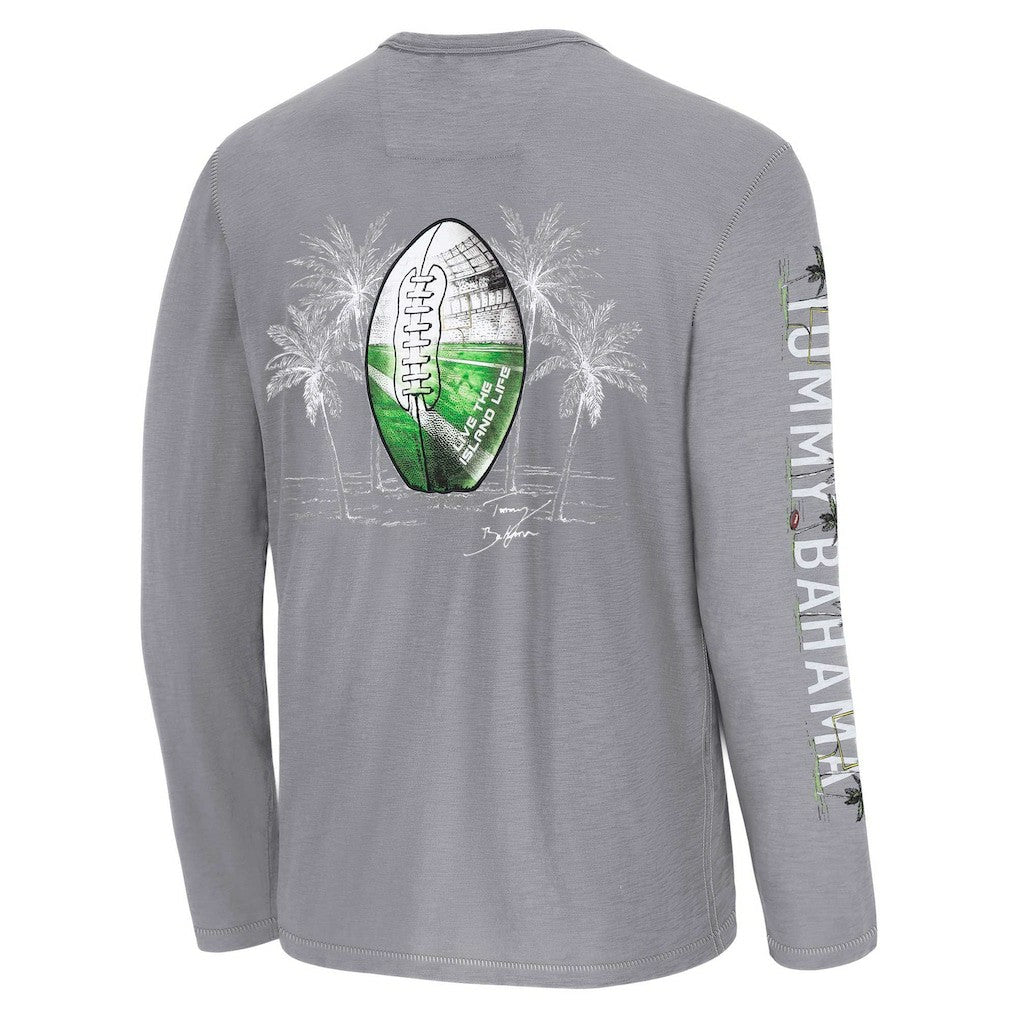 Washington Commanders Oasis Endzone Lux Long Sleeve T-Shirt - Gray on sale