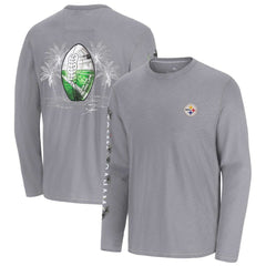 Pittsburgh Steelers Oasis Endzone Lux Long Sleeve T-Shirt - Gray online