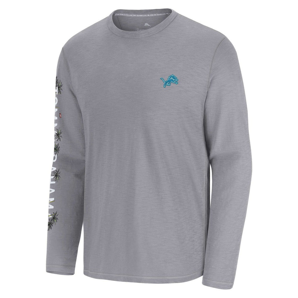 Detroit Lions Oasis Endzone Lux Long Sleeve T-Shirt - Gray on sale