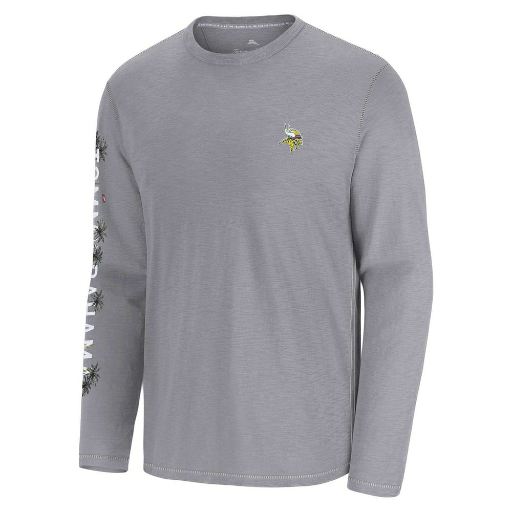 Minnesota Vikings Oasis Endzone Lux Long Sleeve T-Shirt - Gray discount