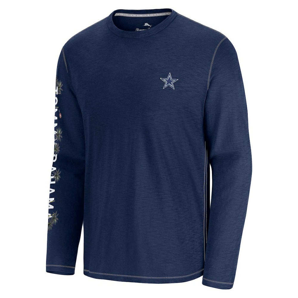 Dallas Cowboys Oasis Endzone Lux Long Sleeve T-Shirt - Blue for sale