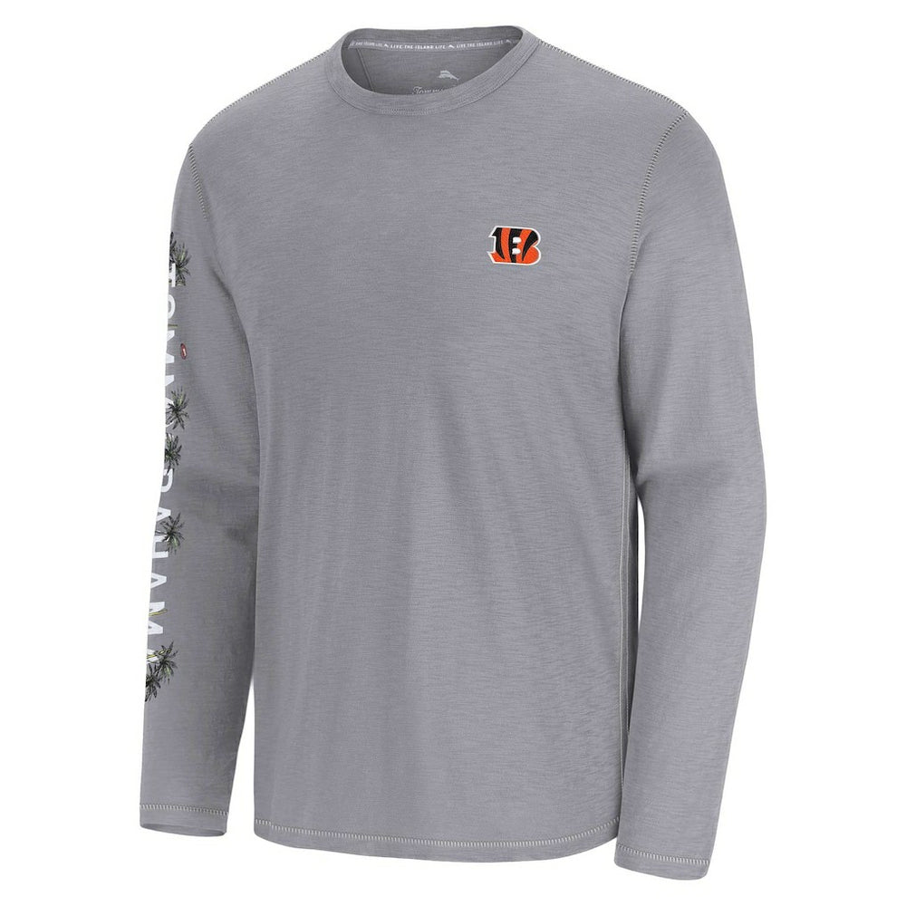 Cincinnati Bengals Oasis Endzone Lux Long Sleeve T-Shirt - Gray online