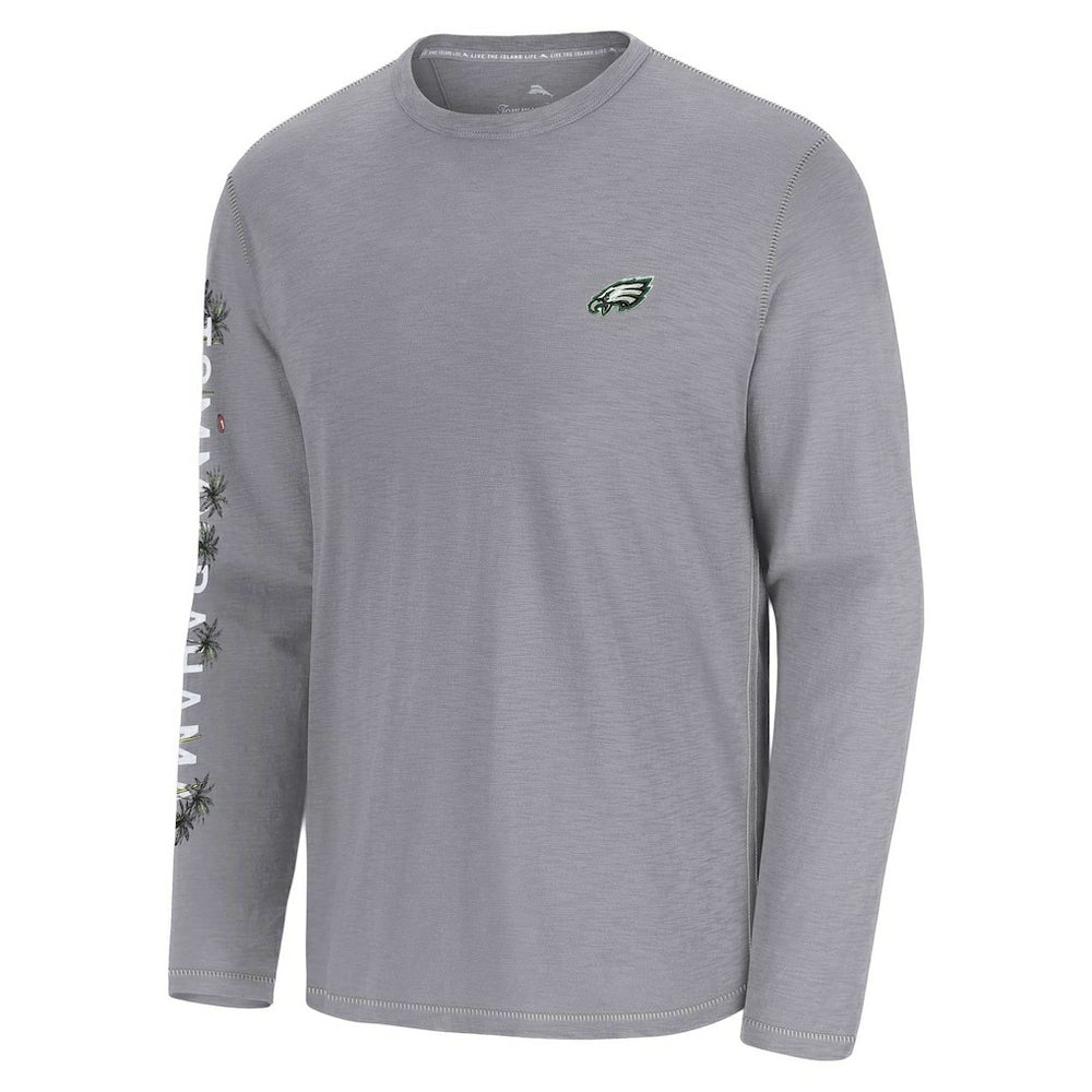 Philadelphia Eagles Oasis Endzone Lux Long Sleeve T-Shirt - Gray outlet