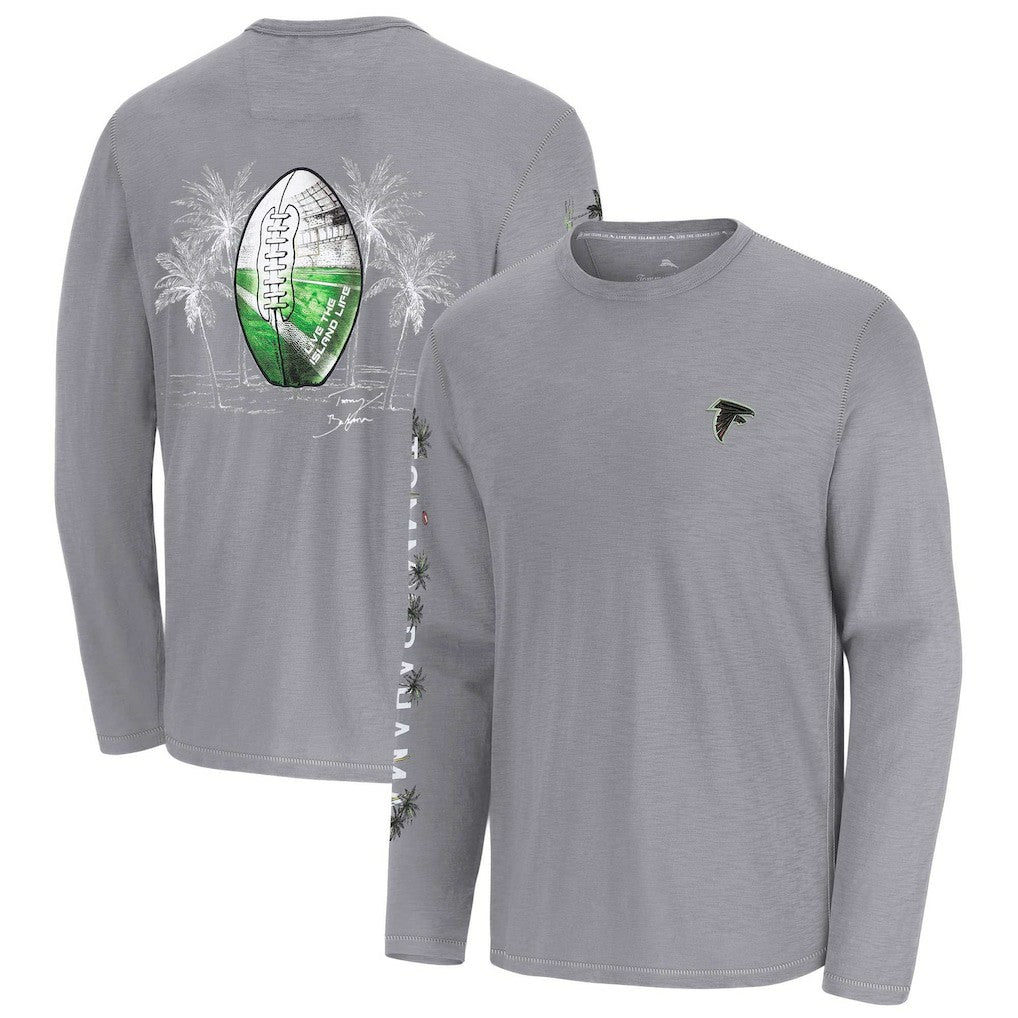 Atlanta Falcons Oasis Endzone Lux Long Sleeve T-Shirt - Gray on sale