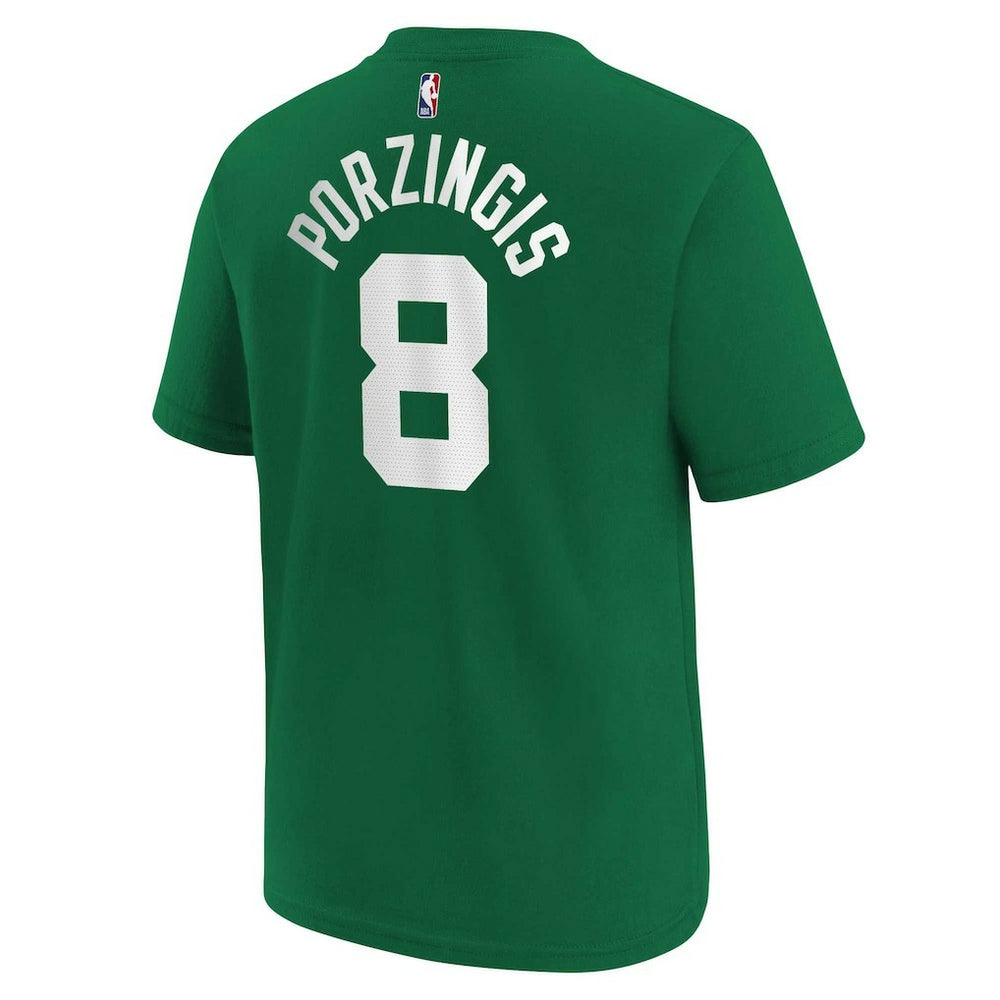 Kristaps Porzingis Boston Celtics Youth Icon Name & Number T-Shirt - Kelly Green shop