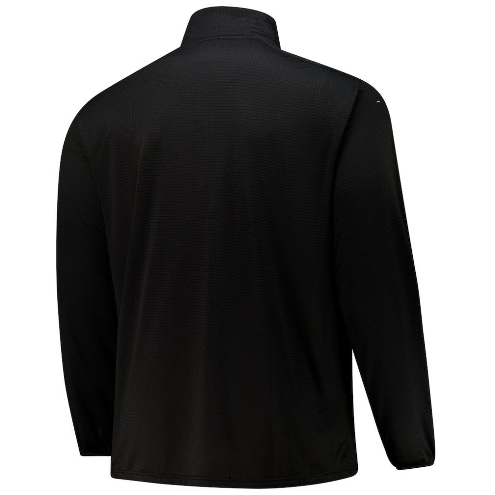 Pittsburgh Penguins Fanatics Big & Tall Authentic Pro Quarter-Zip Top - Black Tops