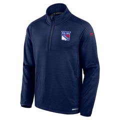New York Rangers Fanatics Big & Tall Authentic Pro Quarter-Zip Top - Navy Tops