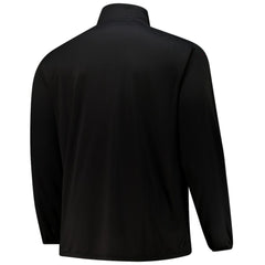 Detroit Red Wings Fanatics Big & Tall Authentic Pro Quarter-Zip Top - Black Tops