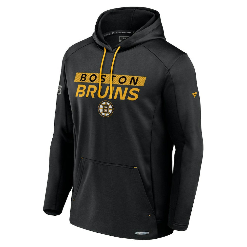 Boston Bruins Fanatics Big & Tall Authentic Pro Pullover Hoodie - Black Hoodies