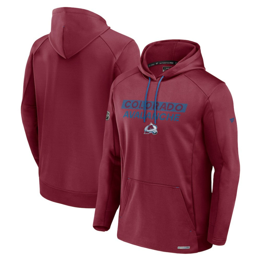 Colorado Avalanche Fanatics Authentic Pro Big & Tall Pullover Hoodie - Burgundy Hoodies