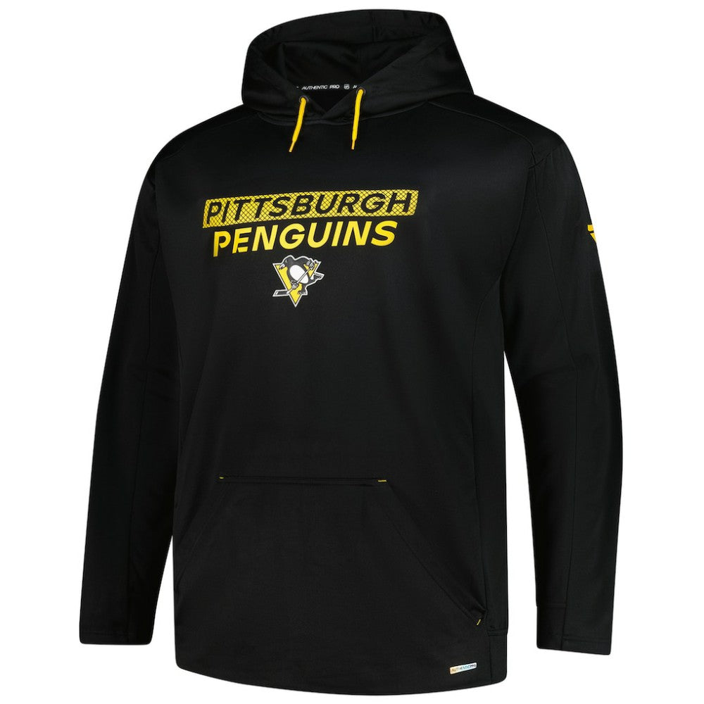Pittsburgh Penguins Fanatics Authentic Pro Big & Tall Pullover Hoodie - Black Hoodies