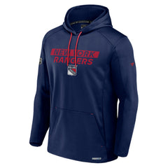 New York Rangers Fanatics Big & Tall Authentic Pro Pullover Hoodie - Blue Hoodies