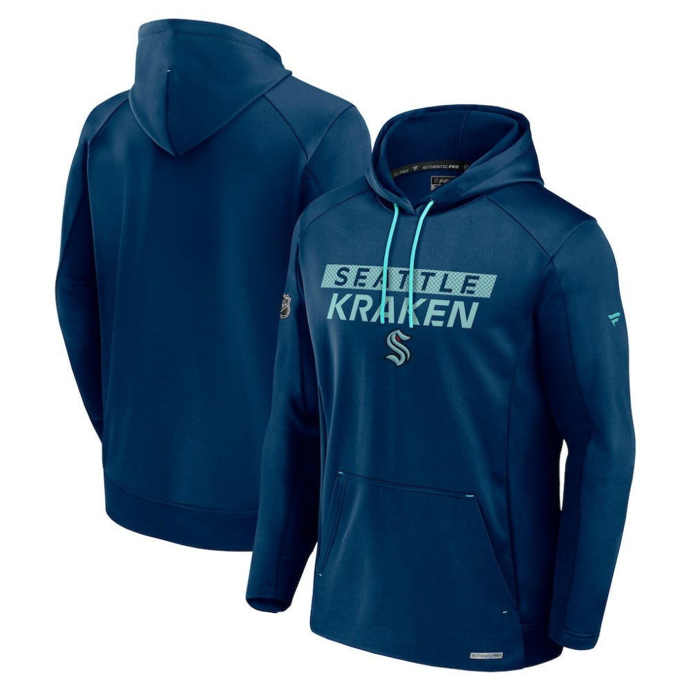 Seattle Kraken Fanatics Authentic Pro Big & Tall Pullover Hoodie - Deep Sea Blue Hoodies