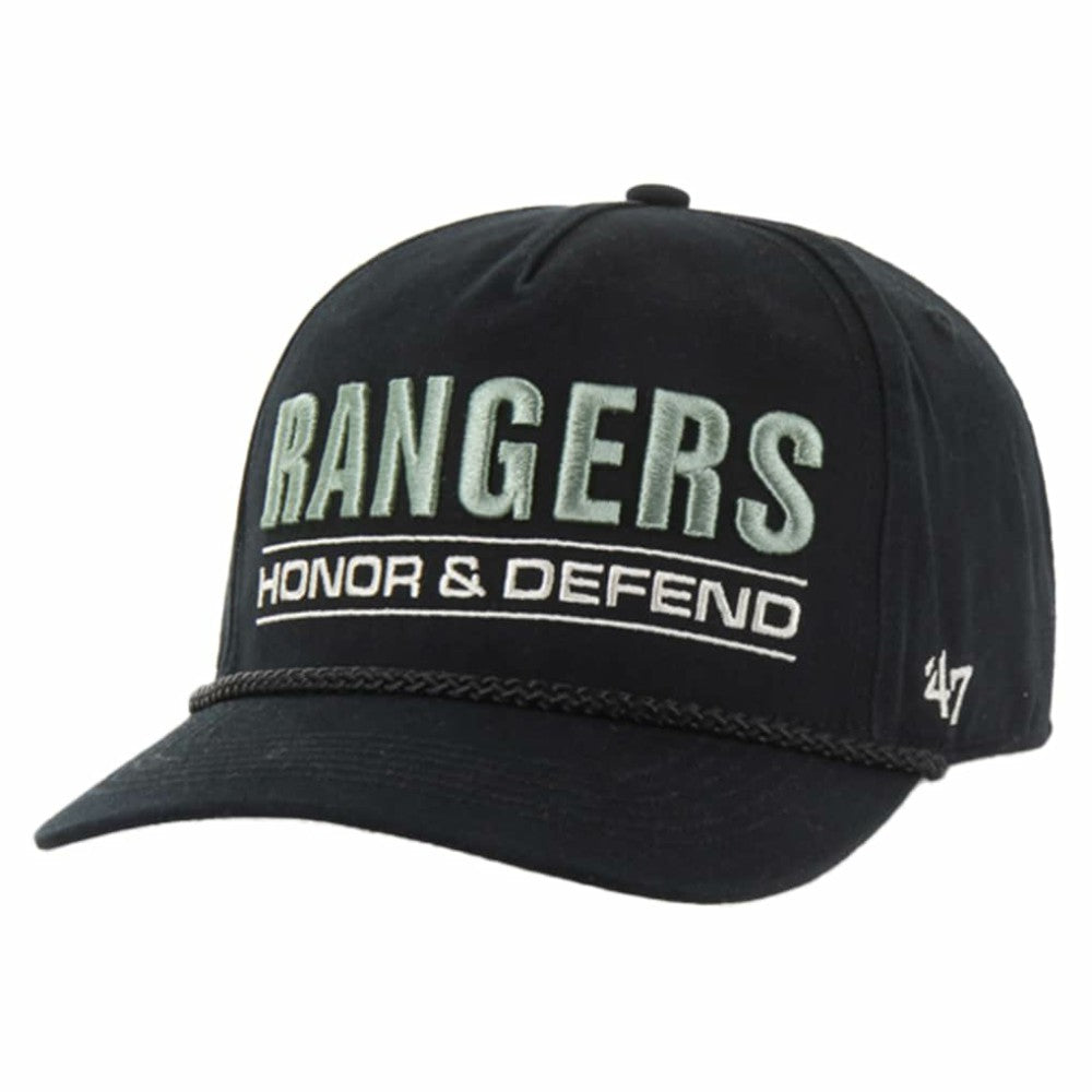 New York Rangers '47 OHT Military Appreciation Homeland Honor and Defend Hitch Adjustable Hat - Black Hats
