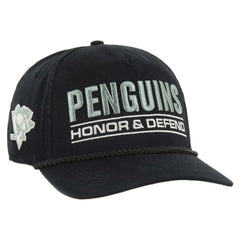 Pittsburgh Penguins '47 OHT Military Appreciation Homeland Honor and Defend Hitch Adjustable Hat - Black Hats