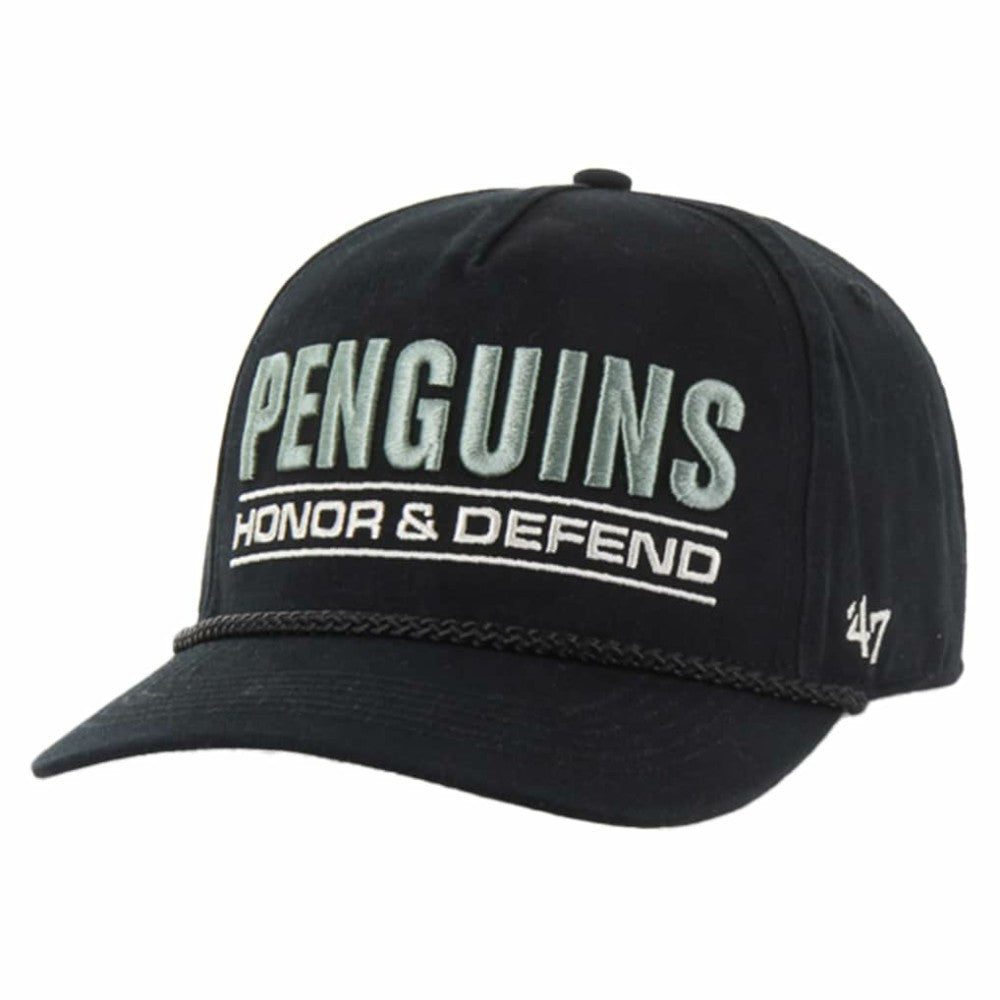 Pittsburgh Penguins '47 OHT Military Appreciation Homeland Honor and Defend Hitch Adjustable Hat - Black Hats