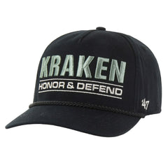 Seattle Kraken '47 OHT Military Appreciation Homeland Honor and Defend Hitch Adjustable Hat - Black Hats