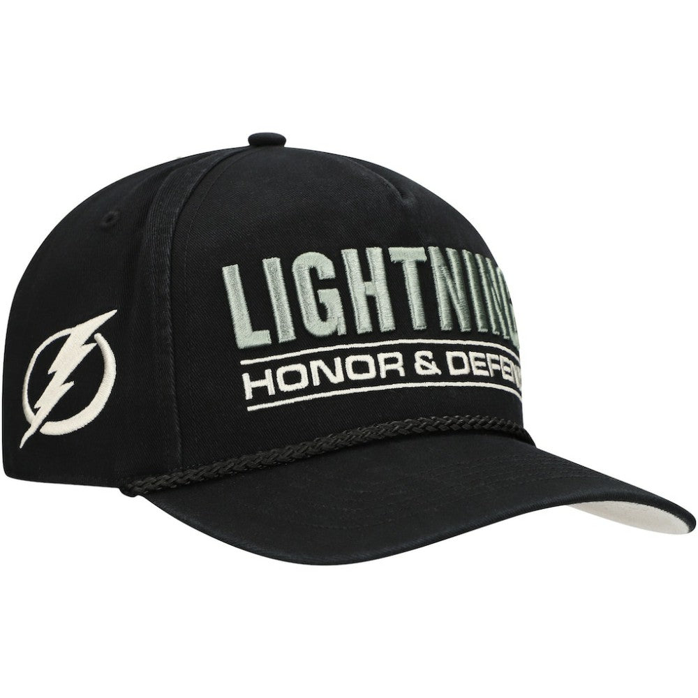 Tampa Bay Lightning '47 OHT Military Appreciation Homeland Honor and Defend Hitch Adjustable Hat - Black Hats