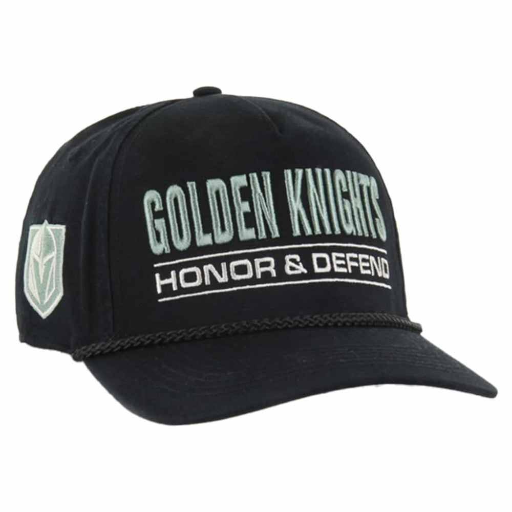 Vegas Golden Knights '47 OHT Military Appreciation Homeland Honor and Defend Hitch Adjustable Hat - Black Hats