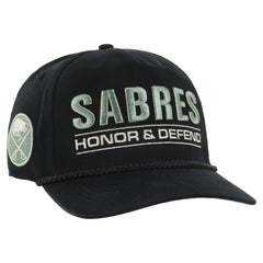 Buffalo Sabres '47 OHT Military Appreciation Homeland Honor and Defend Hitch Adjustable Hat - Black Hats