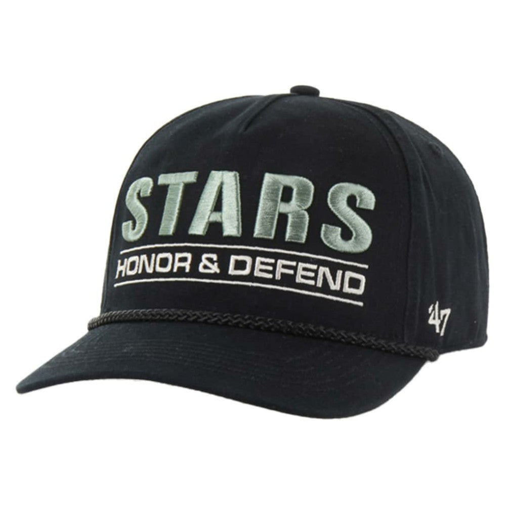 Dallas Stars '47 OHT Military Appreciation Homeland Honor and Defend Hitch Adjustable Hat - Black Hats