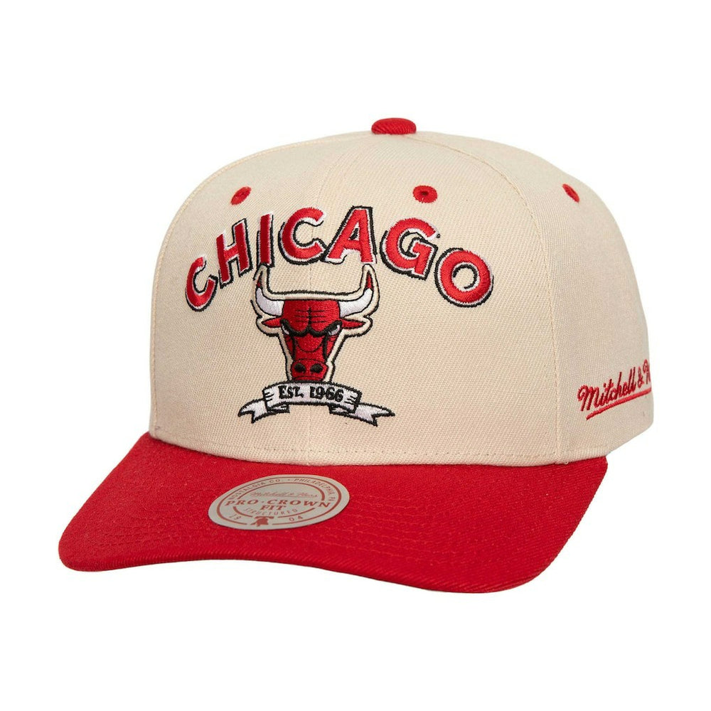 Chicago Bulls 6x NBA Champions Soul Legacy Defined Snapback Hat - Cream/Red discount