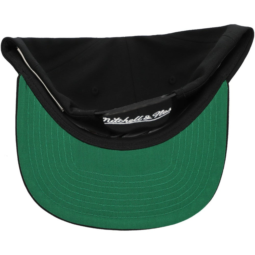 San Jose Sharks Mitchell & Ness Core Top Spot Snapback Hat - Black Hats