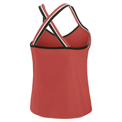 Atlanta Falcons WEAR by Erin Andrews Women's Cross Strap Tri-Blend Tank Top - Red discount